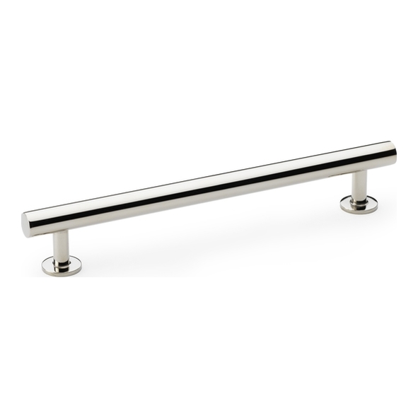 AW814-160-PN • 160mm c/c • Polished Nickel • Alexander & Wilks Round T-Bar Cabinet Pull Handle